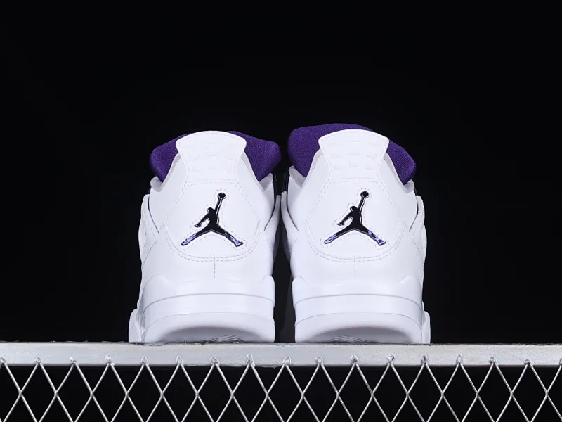 All categories Air Jordan Jordan series basketball shoes Air Jordan 4 OG version Air Jordan 4 "Court Purple" AJ4 Joe 4 white and purple full head layer CT8527-115